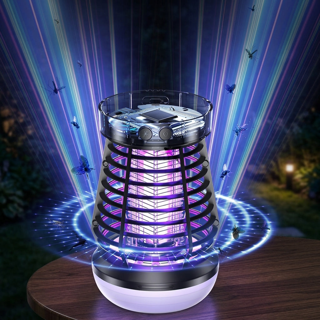 Electric Shock Mosquito Trap Indoor Home & Camping Repellent Lamp
