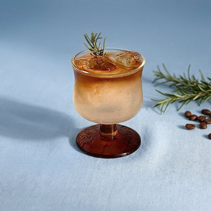 Nordic Vintage Stemmed Glass Cup