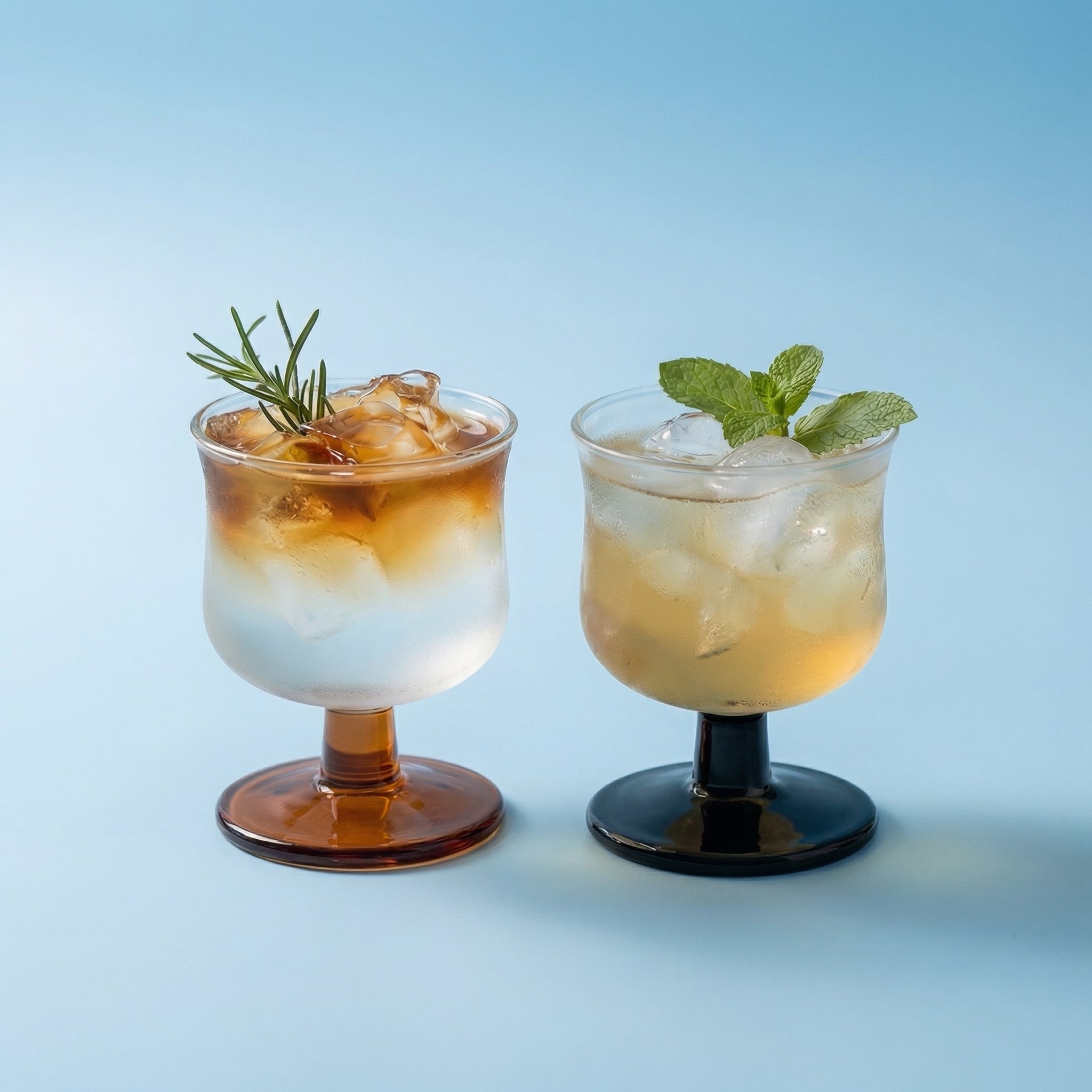 Nordic Vintage Stemmed Glass Cup