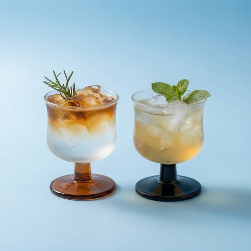 Nordic Vintage Stemmed Glass Cup